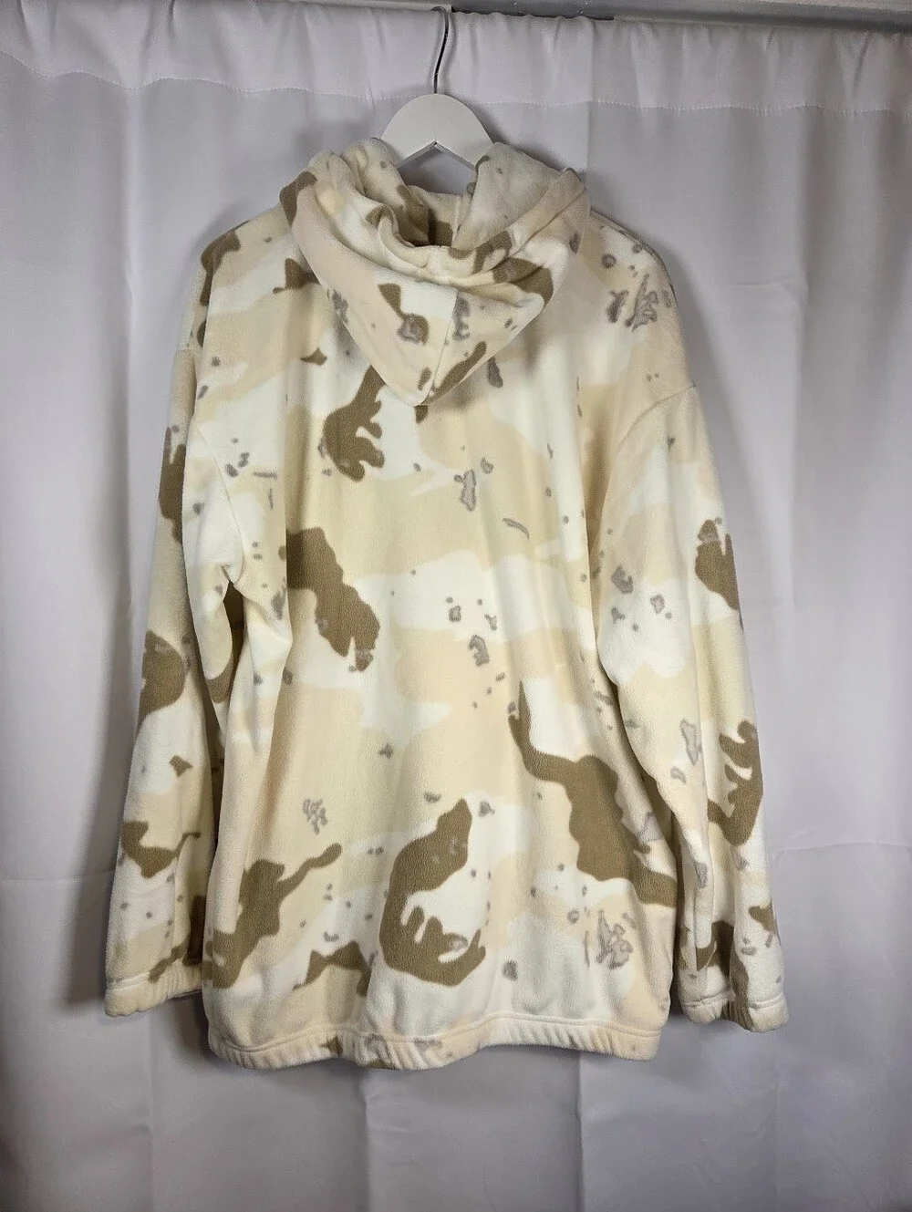 Adidas NEW R.Y.V Cream Camo Fleece Hoodie Men's L  $100
